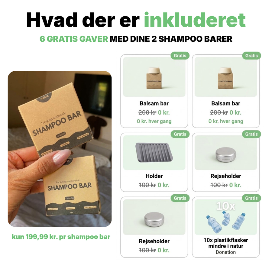 Nærva startpakke (2 gratis balsam for livet + gratis gaver)